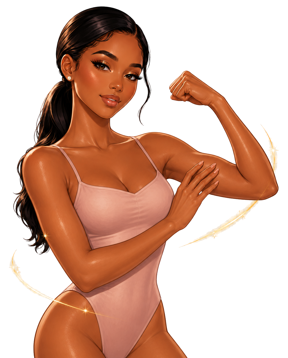Arm sculpt illustration