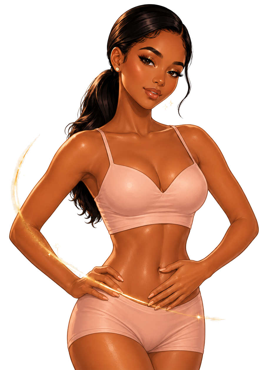 Lower body smoothing illustration