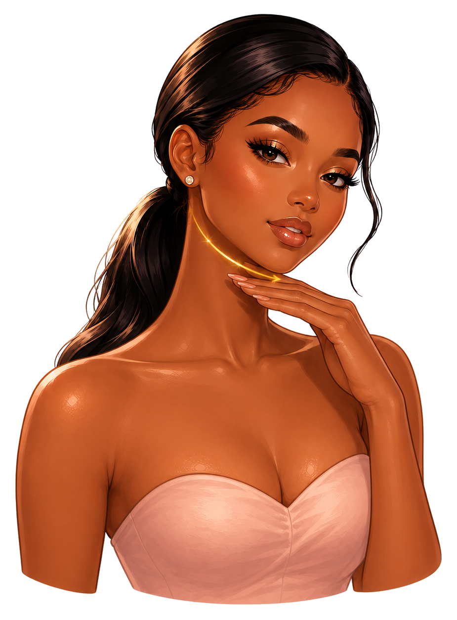 Chin sculpt illustration