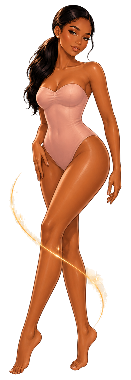 Tummy sculpt illustration